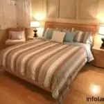 Применение ламината для обустройства спальной комнаты