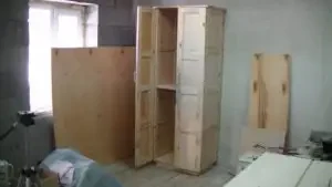 процесс сборки шкафа