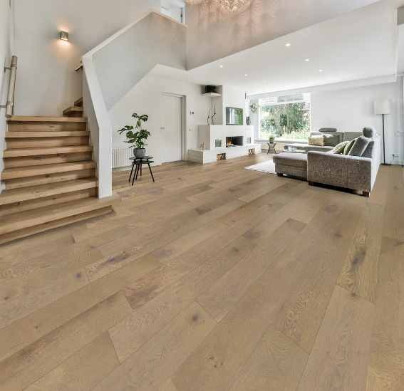 Wood floor texture in minimalist room